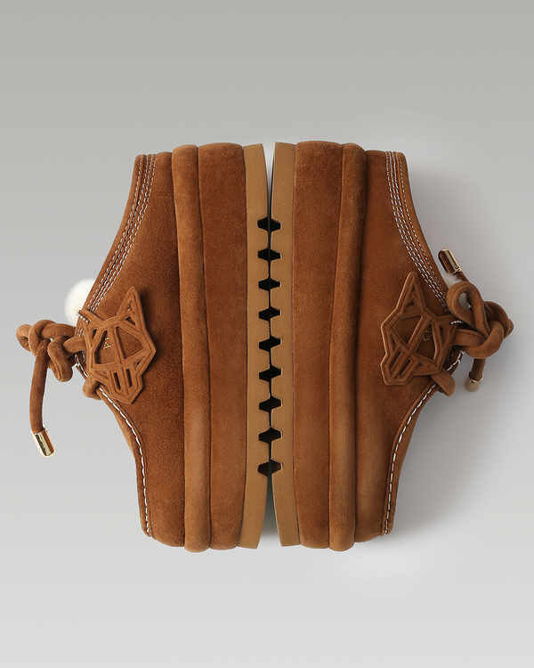 Naked Wolfe Blizzard Tan Suede/Shearling