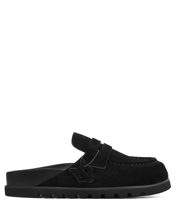 naked wolfe Cordless Black Hairy Cow Suede