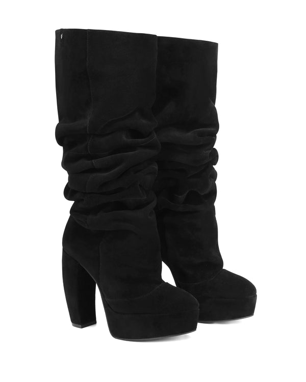 Naked Wolfe Dallas Black Suede