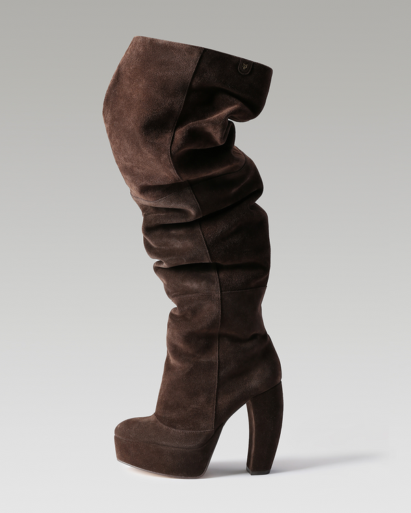 Naked Wolfe Dallas Brown Suede