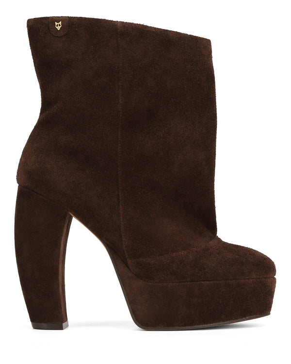 naked wolfe Dancer Brown Suede