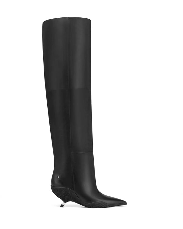 naked wolfe Daphne Black Leather