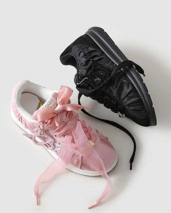 Naked Wolfe Expensed Pink Satin Scrunch