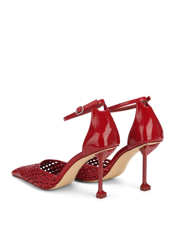 Naked Wolfe Fable Red Crinkle Patent