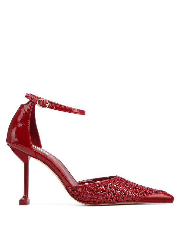 naked wolfe Fable Red Crinkle Patent