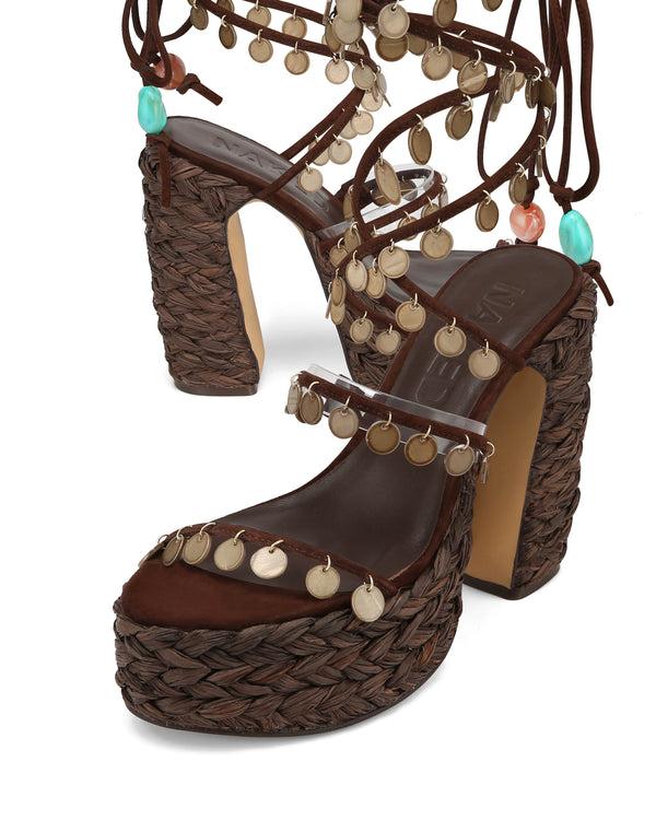 Naked Wolfe Fantastic Brown Raffia