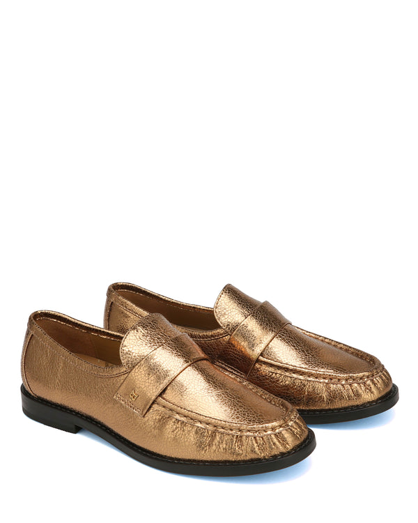 Naked Wolfe Goldie Gold Foil Leather