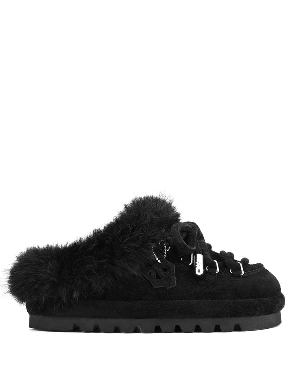 naked wolfe Harlow Black Suede