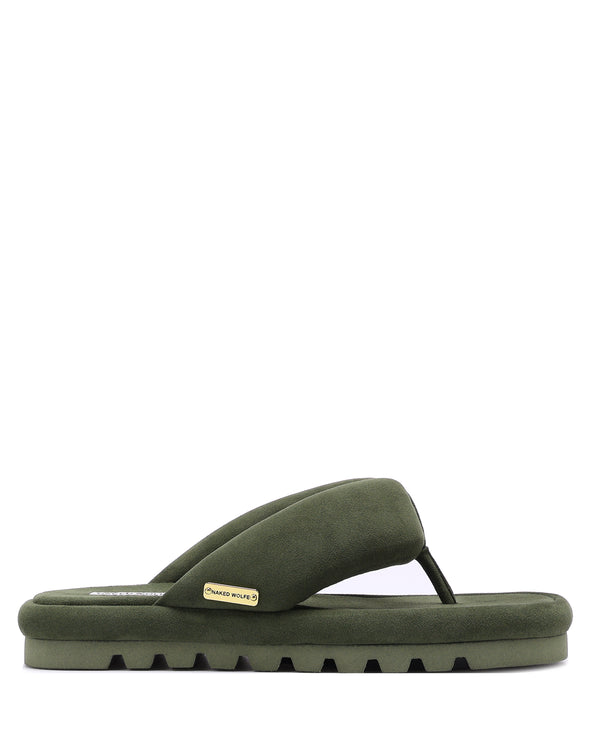 naked wolfe Hilary Olive Suede