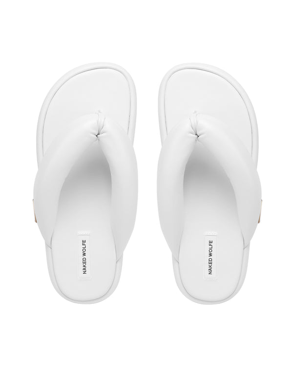 Naked Wolfe Hilary White Leather