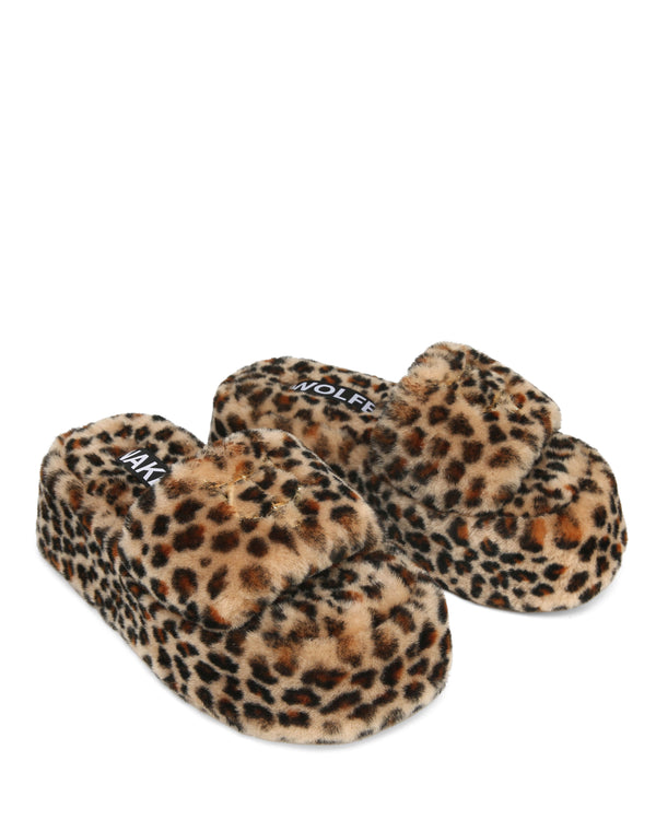 Naked Wolfe Ivy Shearling Leopard Print