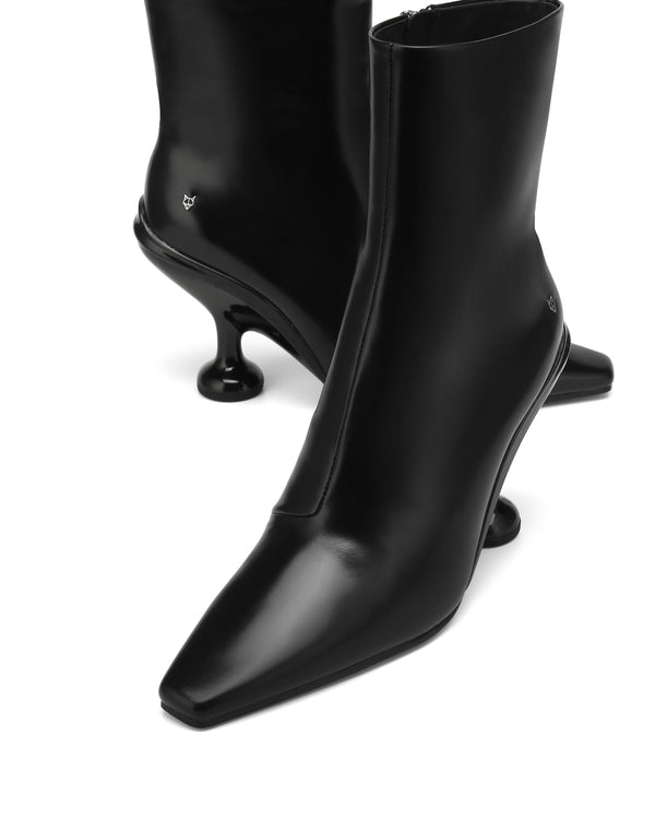 Naked Wolfe Kayla Box Leather Black