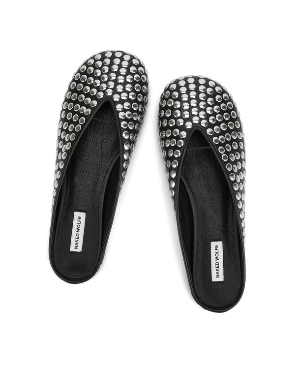 Naked Wolfe Pippa Black Studded Leather