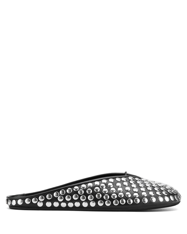 naked wolfe Pippa Black Studded Leather