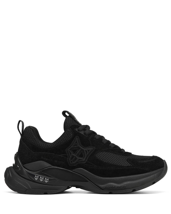 naked wolfe Super Double Black Suede