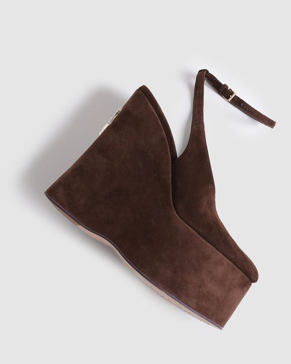 Naked Wolfe Tansy Brown Suede