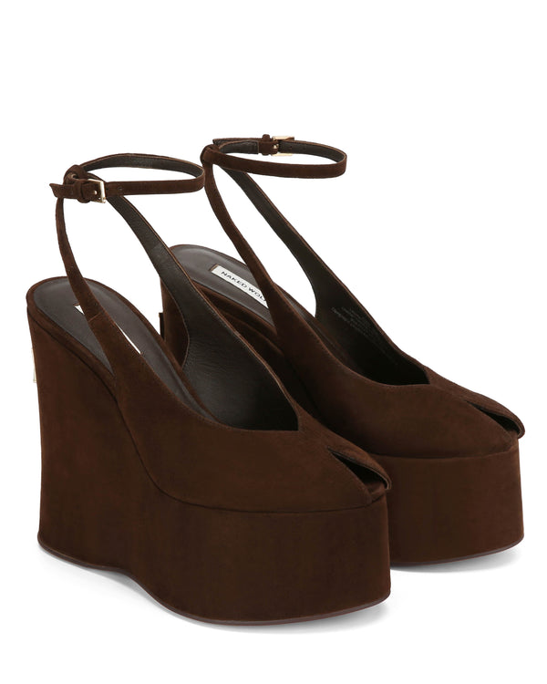 Naked Wolfe Tansy Brown Suede