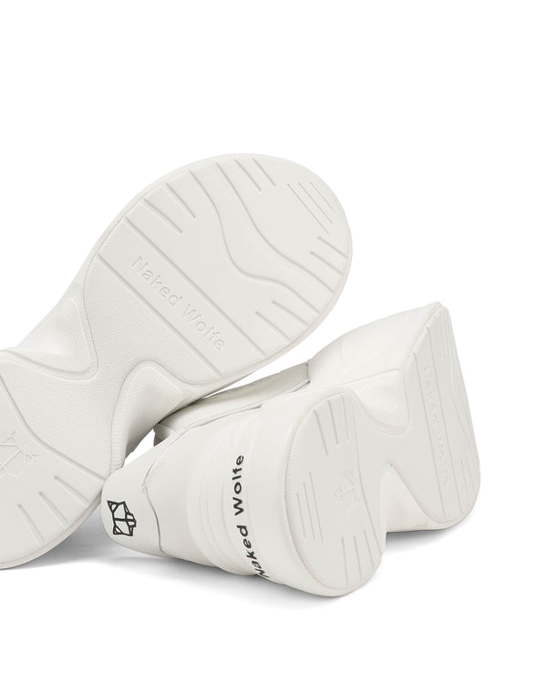 Naked Wolfe Temple White Leather