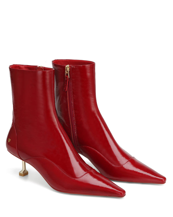 Naked Wolfe Tempting Crinkle Patent Leather Red