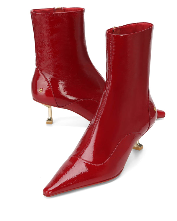 Naked Wolfe Tempting Crinkle Patent Leather Red