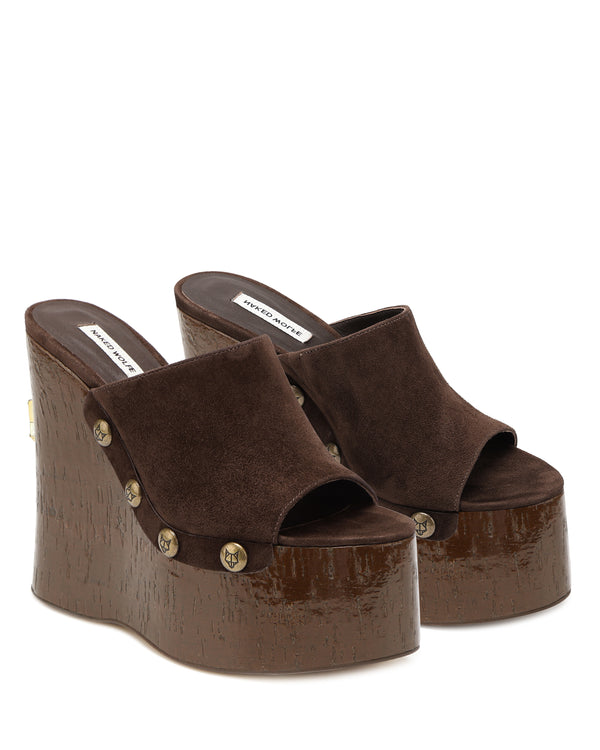 Naked Wolfe Tulip Brown Suede