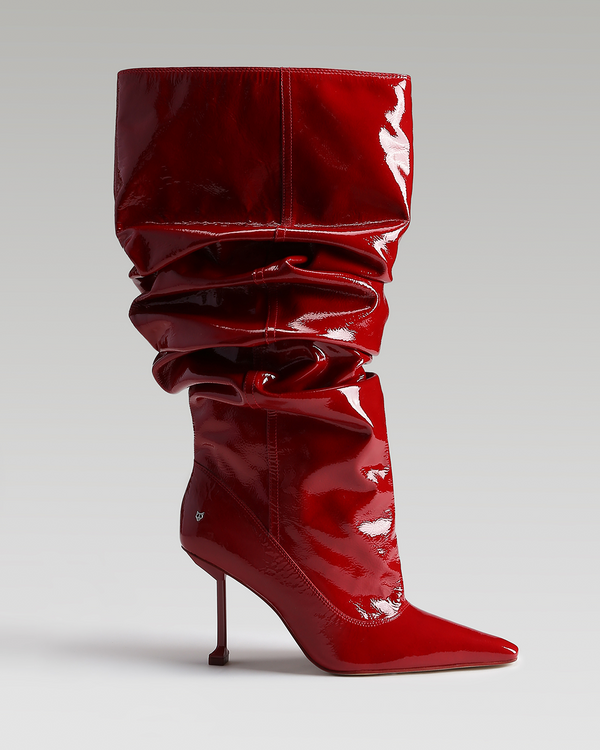 Naked Wolfe Vern Red Crinkle Patent Leather