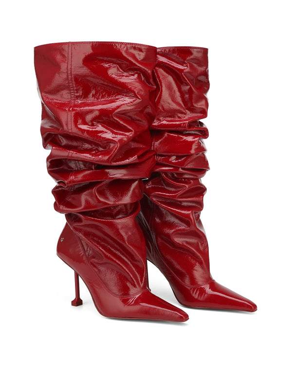 Naked Wolfe Vern Red Crinkle Patent Leather