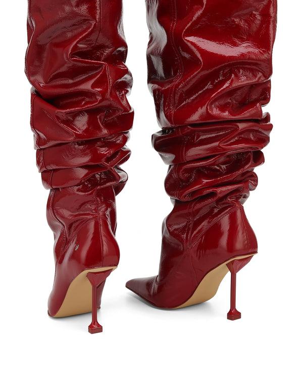 Naked Wolfe Vern Red Crinkle Patent Leather