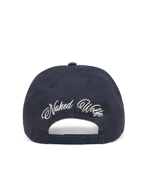 Naked Wolfe Signature Unconstructed Cap Washed Navy