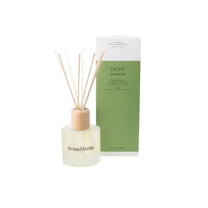 nambé Light Large Reed Diffuser - Lemongrass & Bergamot