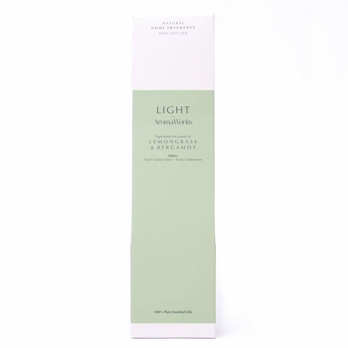 Nambé Light Small Reed Diffuser - Lemongrass & Bergamot