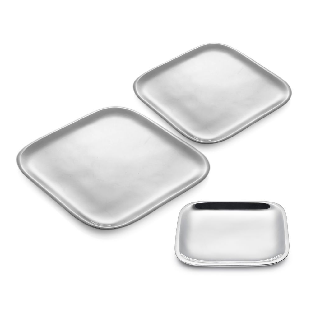 nambé 3 Piece Square Serving Set