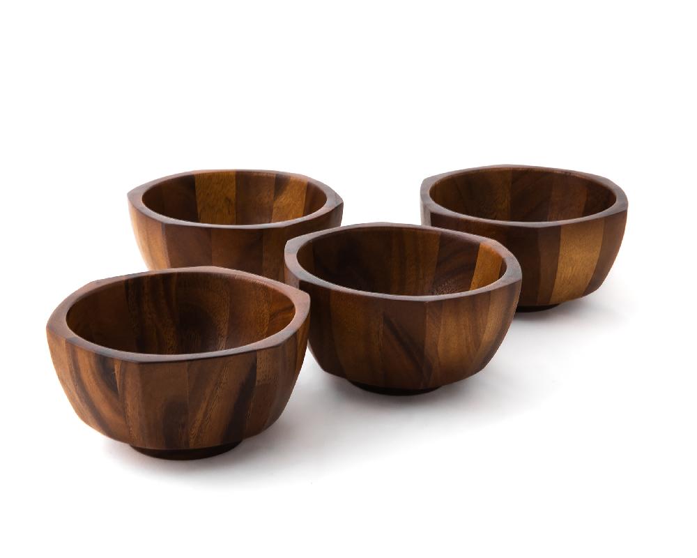 Nambé 7 Piece Rivet Salad Bowl Set