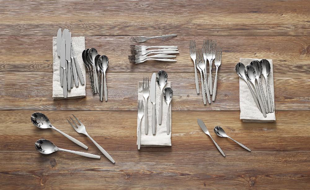 Nambé Aidan 45-Piece Flatware Set