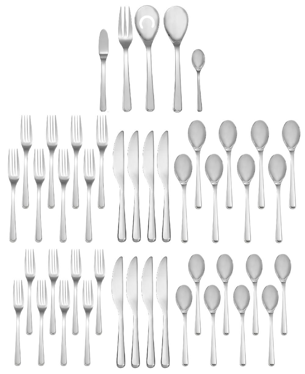 Nambé Aura 45-Piece Flatware Set