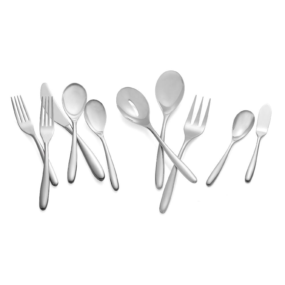 Nambé Bend 45-Piece Flatware Set
