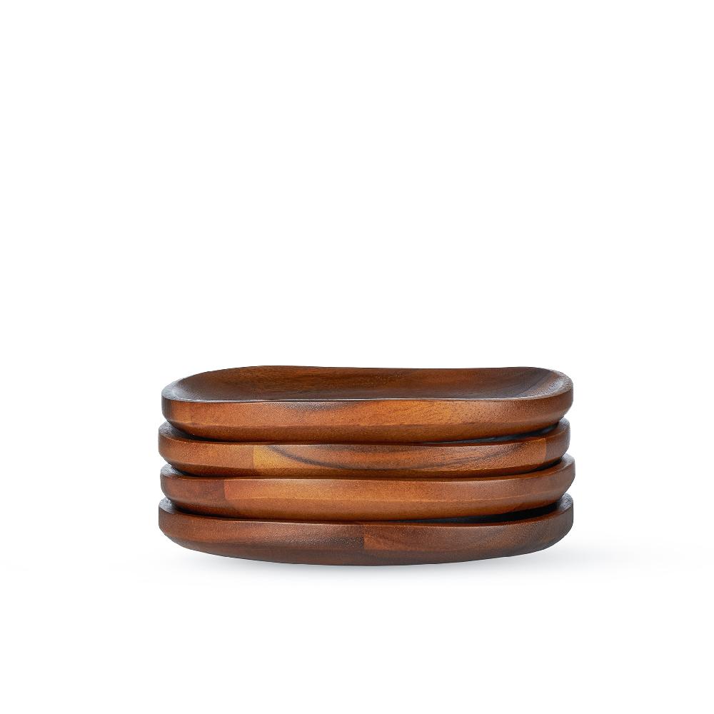 Nambé Billow Appetizer Plate Set Of 4