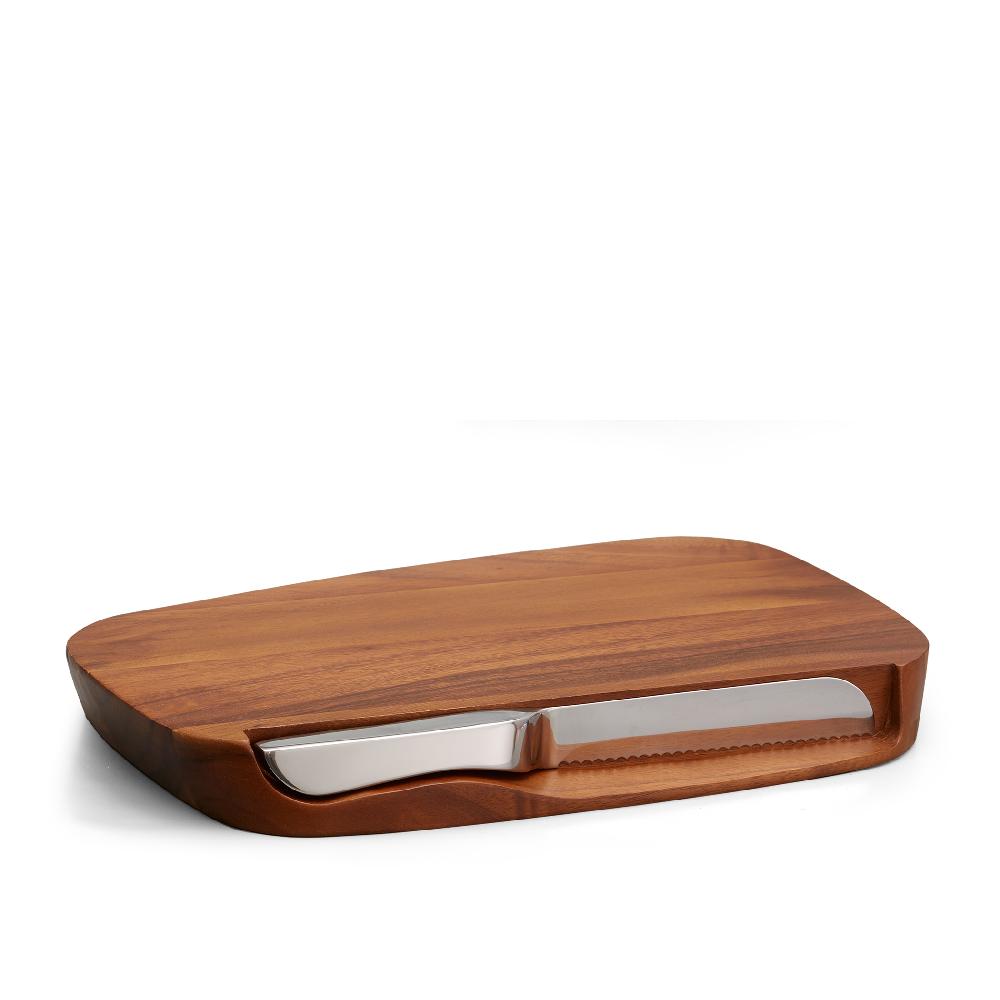 Nambé Blend Bread Board With Knife