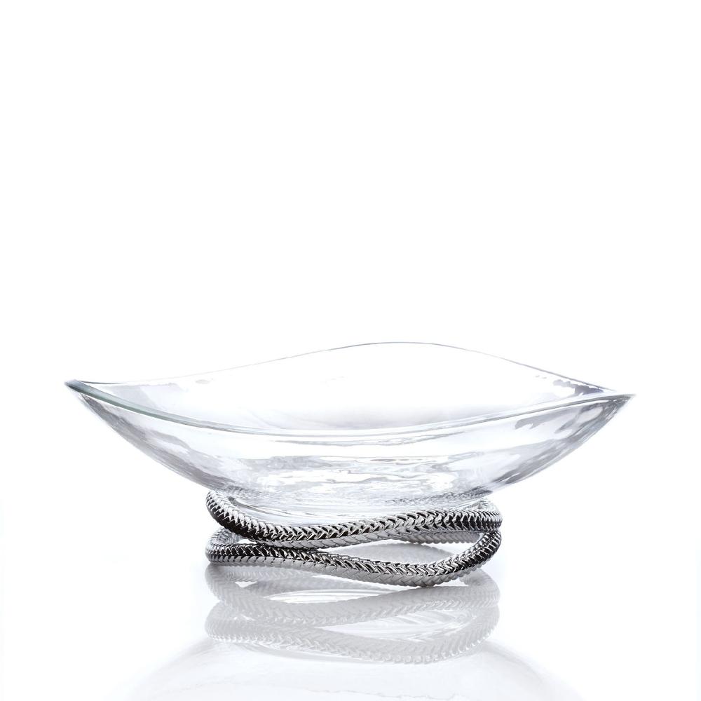nambé Braid Centerpiece Bowl