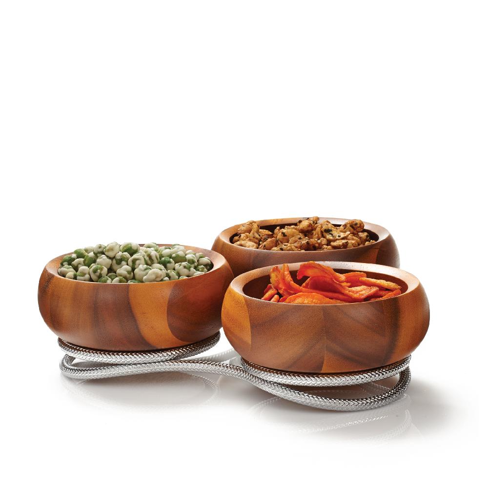 Nambé Braid Condiment Server