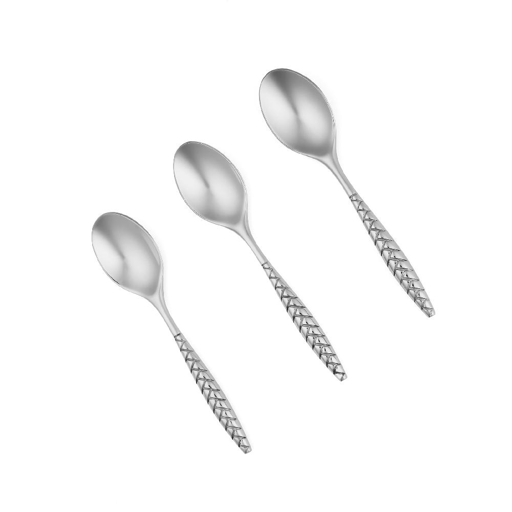 nambé Braid Condiment Spoons Set of 3