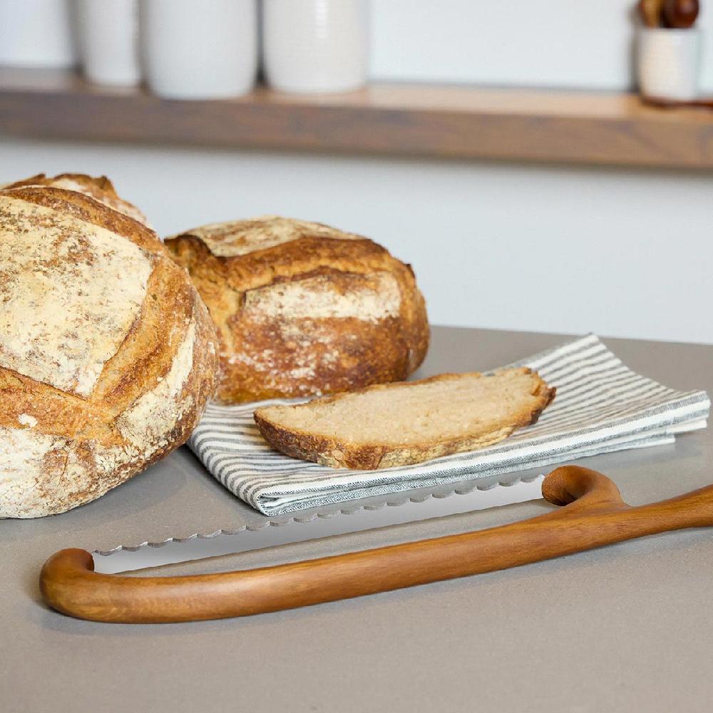 Nambé Breaking Bread Serrated Knife