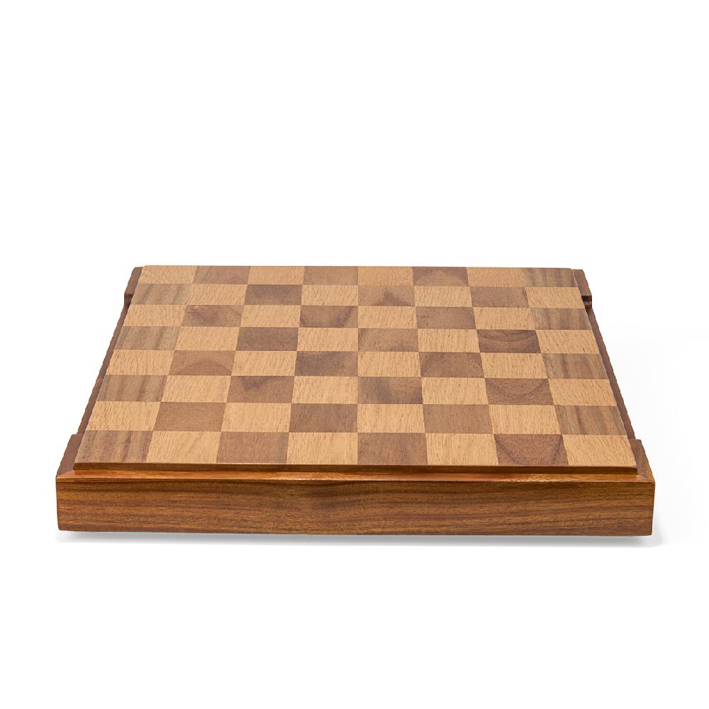 Nambé Chess & Checkers Set