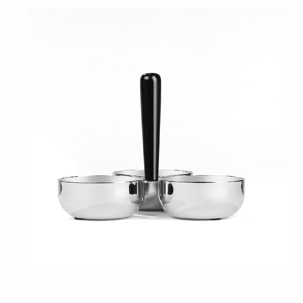 nambé Circa Divided Nut Bowl