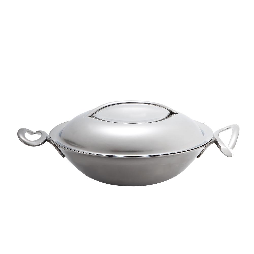 nambé CookServ Stir Fry Pan W/ Lid - 15"