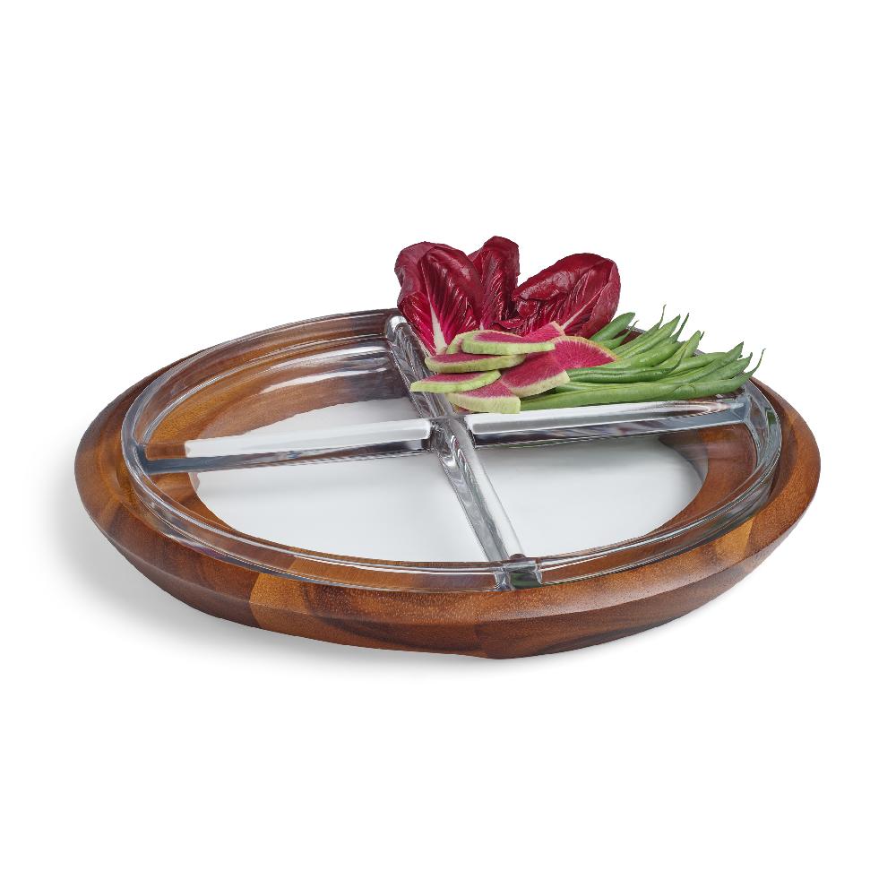 nambé Cooper Crudité Tray