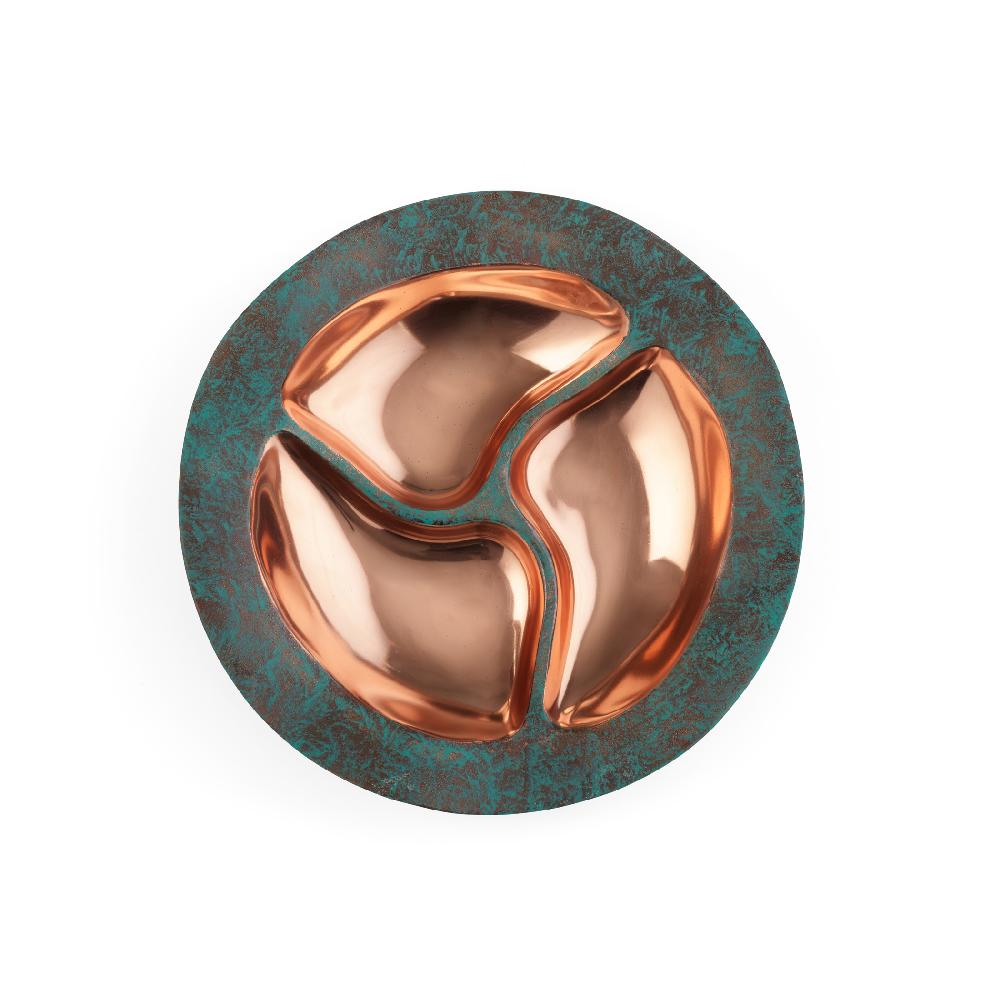 Nambé Copper Canyon Divided Server