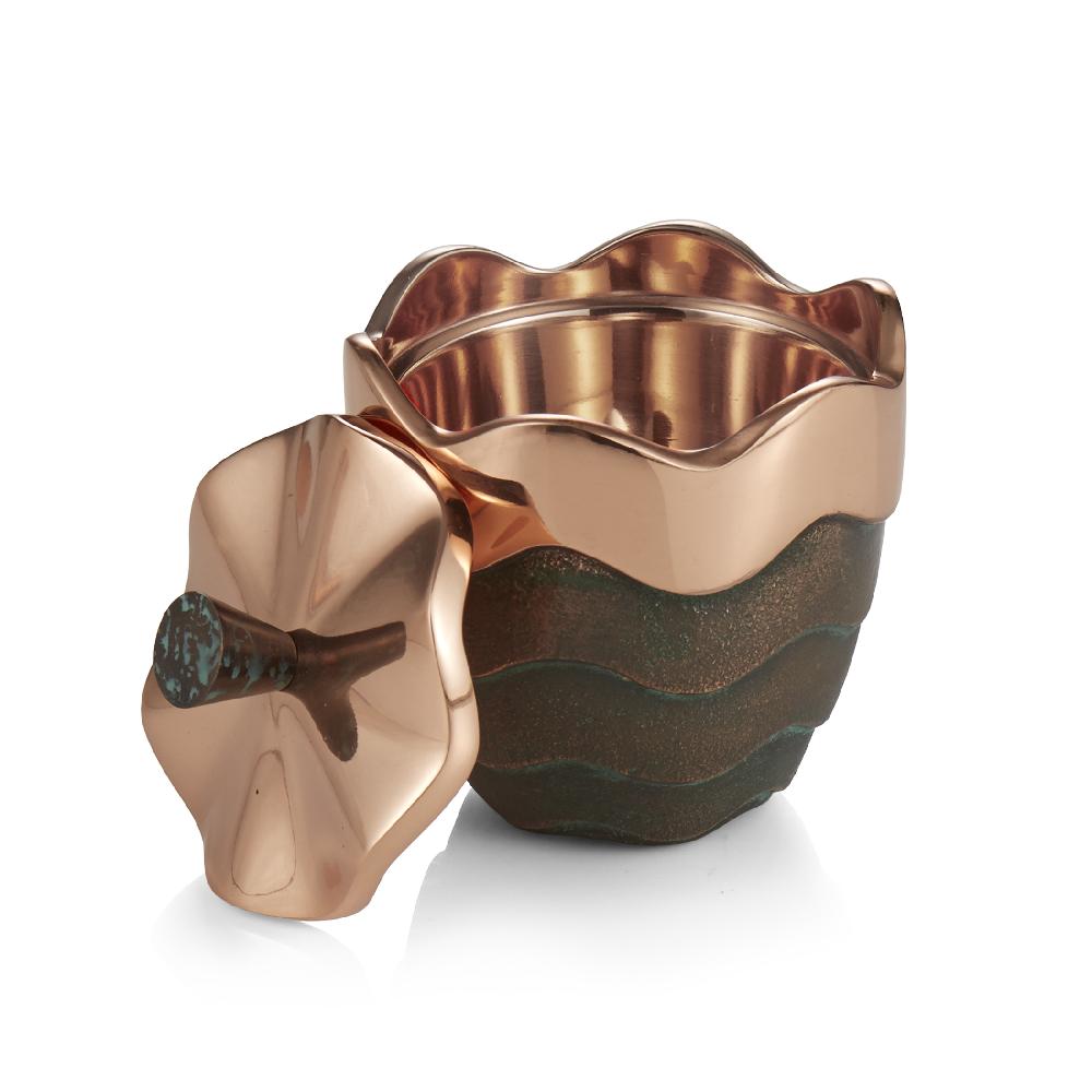 nambé Copper Canyon Trinket Box