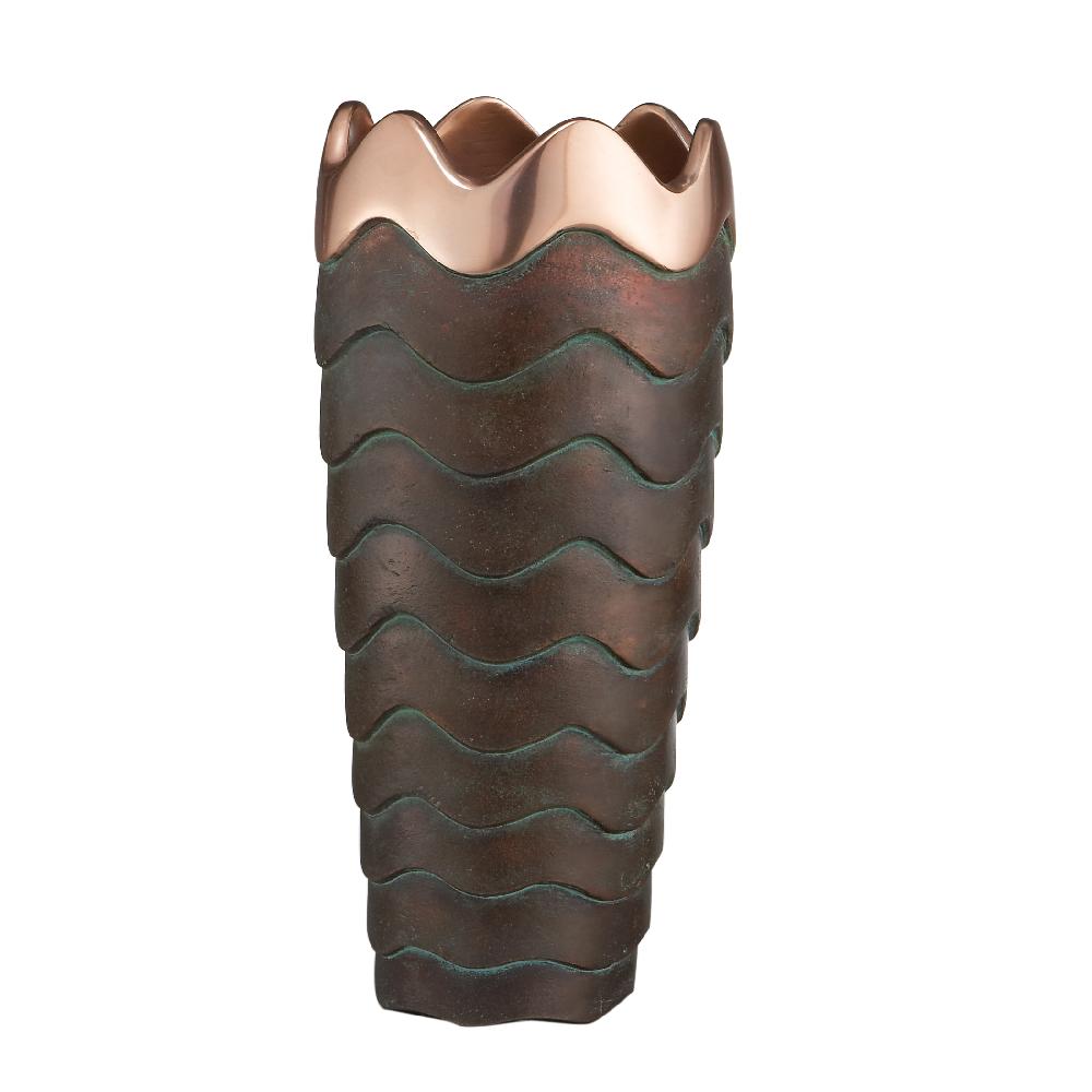 nambé Copper Canyon Vase - 10 inch