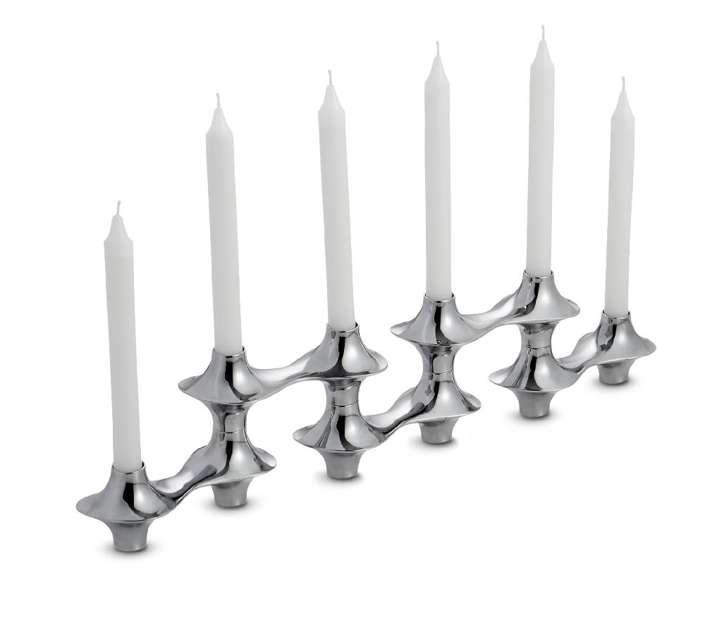 nambé Cortina Hinged Candelabra